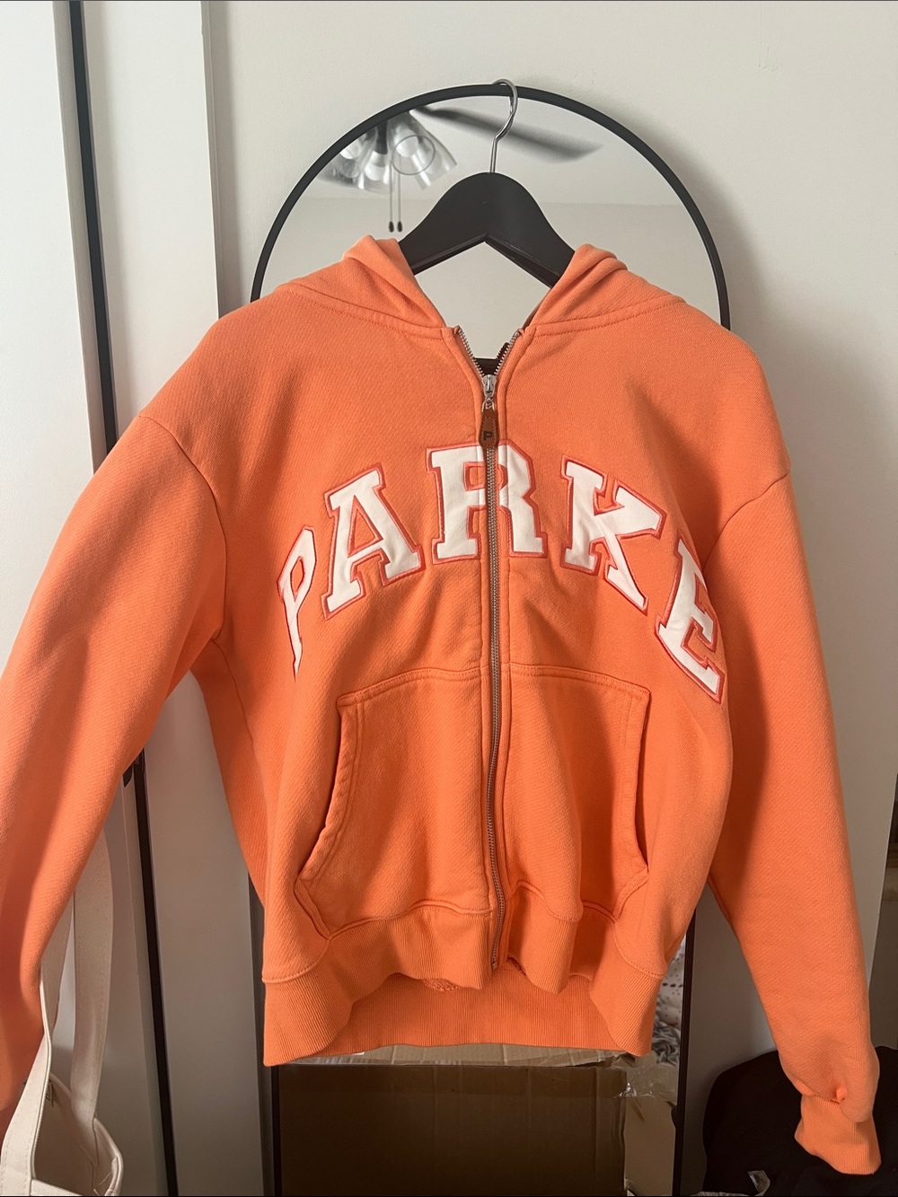 PARKE S/M zip up hoodies